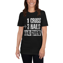 Load image into Gallery viewer, 1 Cross 3 nails Short-Sleeve Unisex T-Shirt