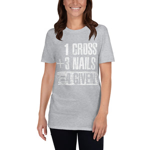 1 Cross 3 nails Short-Sleeve Unisex T-Shirt